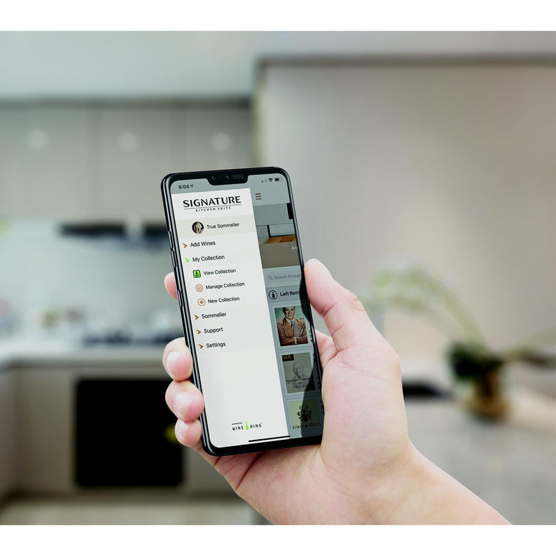 Signature Kitchen Suite 71-Bottle Wine Cooler with Wi-Fi Connectivity SKSCW181RP IMAGE 2