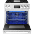 Signature Kitchen Suite 36-inch Freestanding Gas Range with Wi-Fi Connectivity SKSGR360GS IMAGE 2