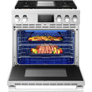 Signature Kitchen Suite 36-inch Freestanding Gas Range with Wi-Fi Connectivity SKSGR360GS IMAGE 3