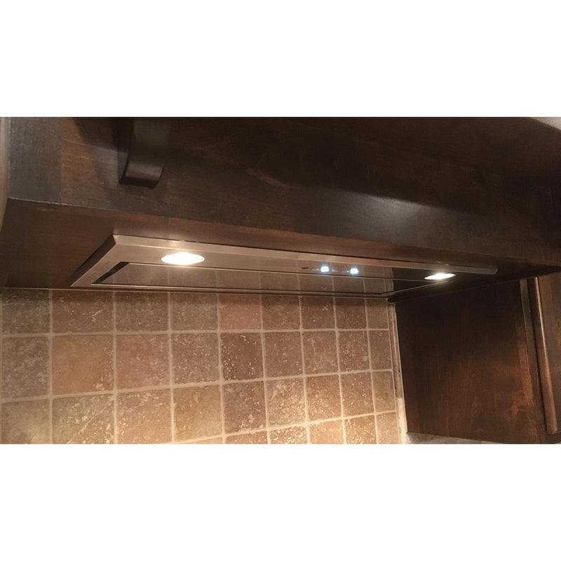Faber 28-inch Inca Lux hood insert with Variable Air Management INLX28SSV IMAGE 3