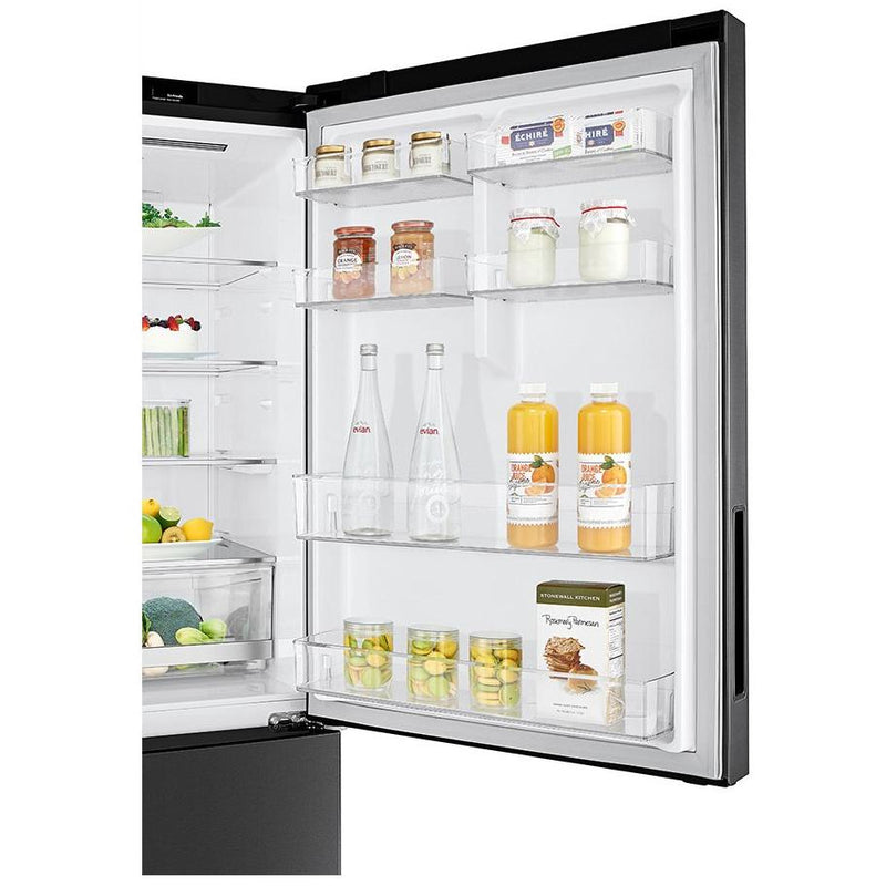 LG 28-inch, 14.7 cu.ft. Counter-Depth Bottom Freezer Refrigerator with Multi-Air Flow Cooling LBNC15231P IMAGE 10
