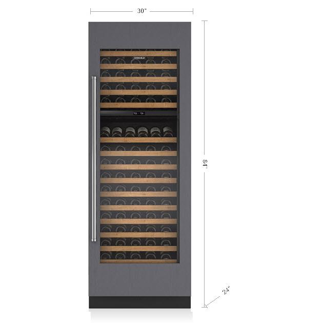 Sub-Zero 146-bottle Built-in Wine Cooler with Two Independent Zones IW-30-RH IMAGE 2