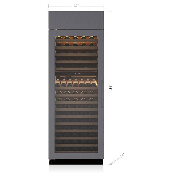 Sub-Zero 146-bottle Built-in Wine Cooler with Two Independent Zones BW-30/O-LH IMAGE 2