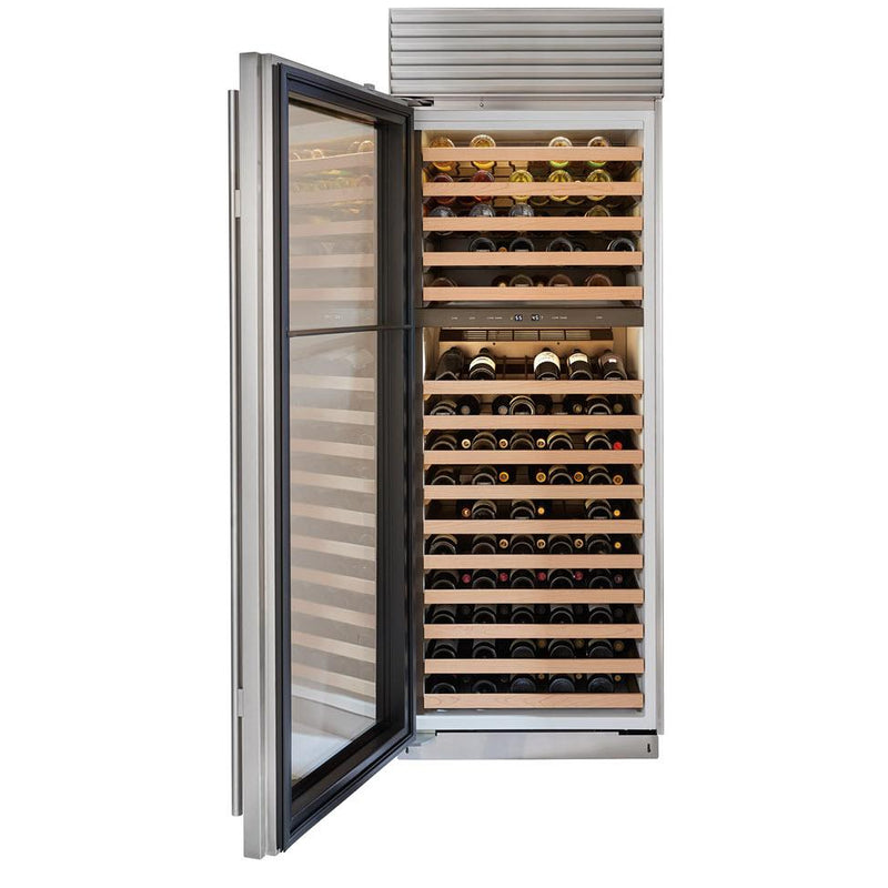 Sub-Zero 146-bottle Built-in Wine Cooler with Two Independent Zones BW-30/O-LH IMAGE 3