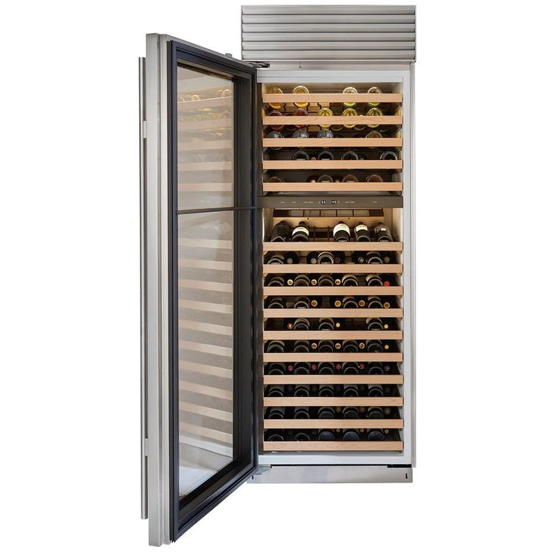 Sub-Zero 146-bottle Built-in Wine Cooler with Two Independent Zones BW-30/S/PH-LH IMAGE 3