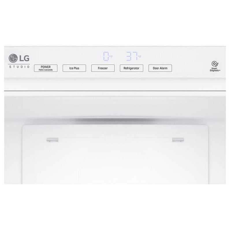 LG STUDIO 22-inch, 9 cu.ft. Counter-Depth Bottom Freezer with SmartDiagnosis® LSBNC1021P IMAGE 6