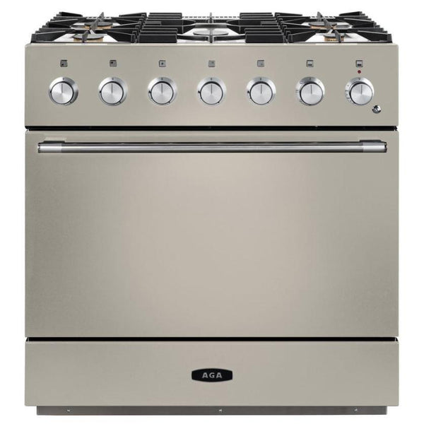 AGA 36-inch Freestanding Dual Fuel Range with Multifunction Oven AMC36DF-IVY IMAGE 1