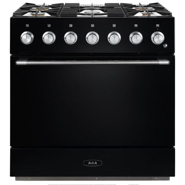 AGA 36-inch Freestanding Dual Fuel Range with Multifunction Oven AMC36DF-MBL IMAGE 1