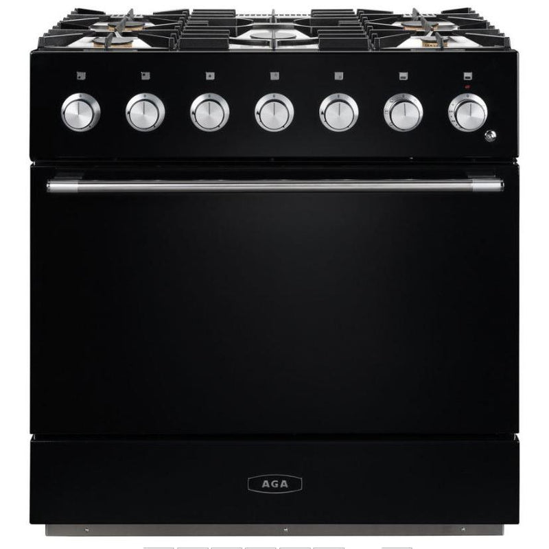 AGA 36-inch Freestanding Dual Fuel Range with Multifunction Oven AMC36DF-MBL IMAGE 1
