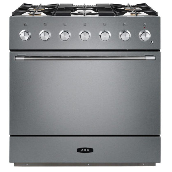 AGA 36-inch Freestanding Dual Fuel Range with Multifunction Oven AMC36DF-WHT IMAGE 1