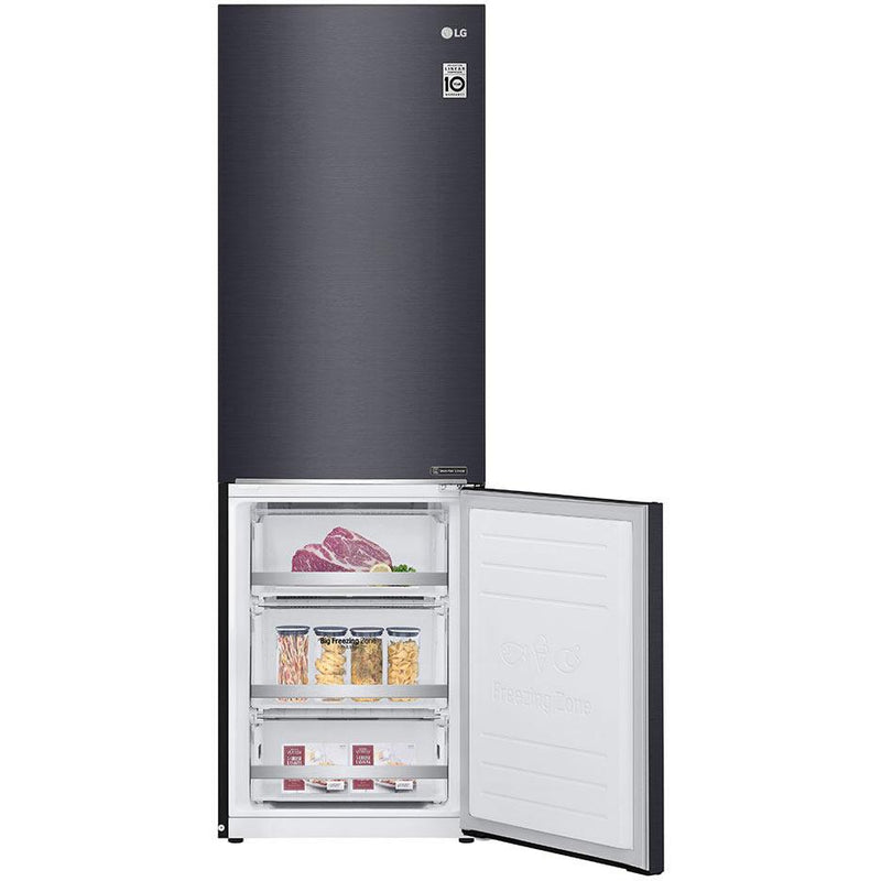 LG 24-inch, 12 cu.ft. Counter-Depth Bottom-Freezer Refrigerator with Multi-Air Flow System LBNC12241P IMAGE 6