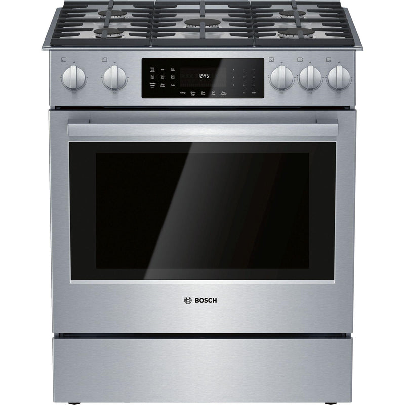 Bosch 30-inch Slide-In Gas Range with 9 Specialized Cooking Modes HGIP056UC IMAGE 1