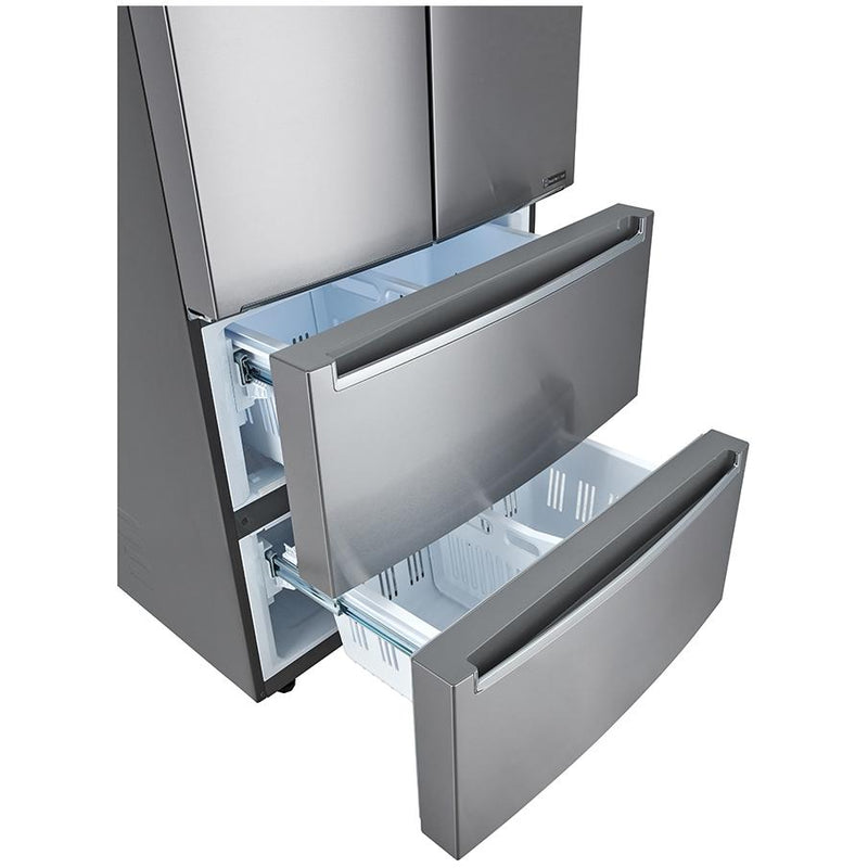 LG 33-inch, 19 cu.ft. Counter-Depth French 4-Door Refrigerator LRMNC1803S IMAGE 14