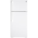 GE 16.6 cu. ft. Top-Freezer Refrigerator GTE17DTNRWW IMAGE 1