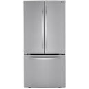 LG 33-inch, 25 cu.ft. Freestanding French Door Refrigerator with Interior Ice Maker LRFCS2503S IMAGE 1