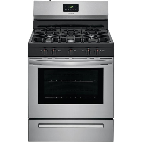 Frigidaire 30-inch Freestanding Gas Range with Even Baking Technology FCRG3052AS IMAGE 1