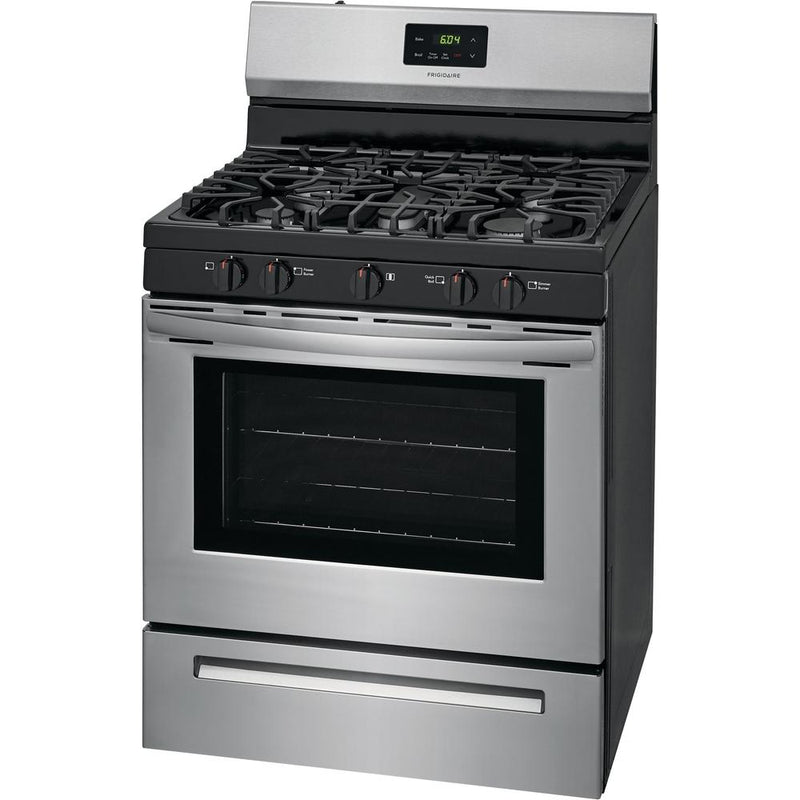Frigidaire 30-inch Freestanding Gas Range with Even Baking Technology FCRG3052AS IMAGE 3