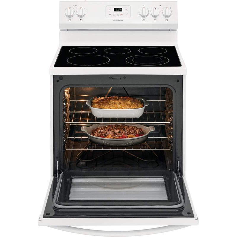 Frigidaire 30-inch Freestanding Electric Range with Even Baking Technology FCRE305CAW IMAGE 8