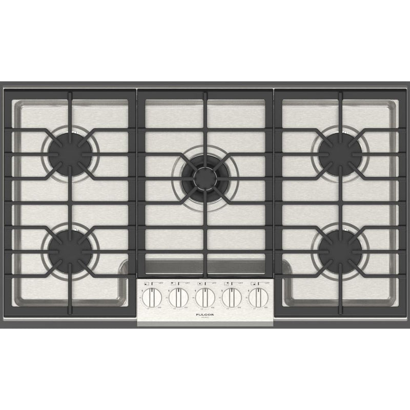 Fulgor Milano 36-inch Built-In Gas Cooktop F4PGK365S1 IMAGE 1