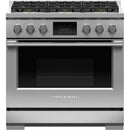 Fisher & Paykel 36-inch Freestanding Dual-Fuel Range with 6 Burners RDV3-366-N IMAGE 1