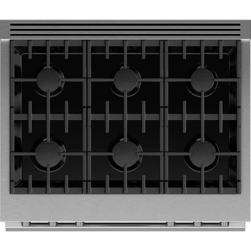 Fisher & Paykel 36-inch Freestanding Dual-Fuel Range with 6 Burners RDV3-366-L IMAGE 3