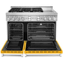 KitchenAid 48-inch Freestanding Gas Range with Even-Heat™ True Convection KFGC558JYP IMAGE 2