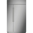 Monogram 48-inch, 29.6 cu.ft. Built-in Side-by-Side Refrigerator with Wi-Fi Connect ZISS480NNSS IMAGE 2