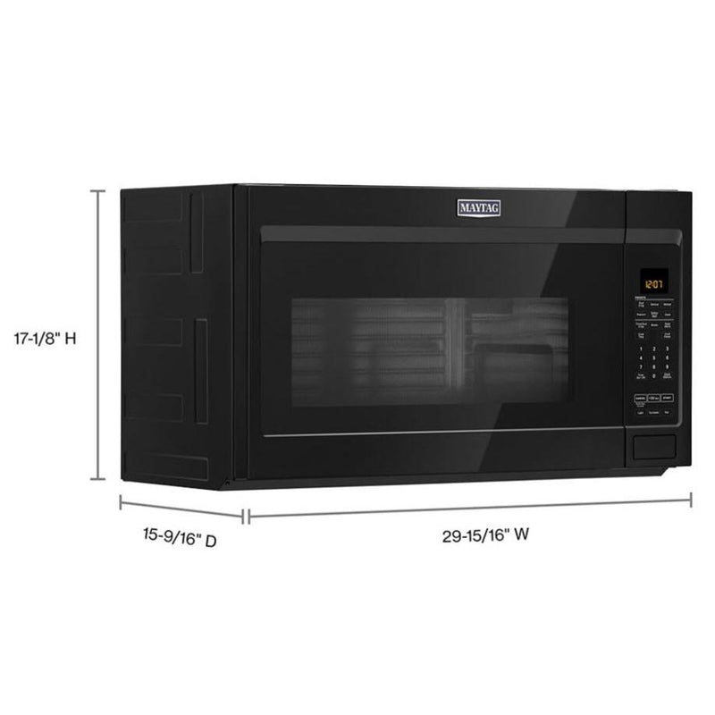 Maytag 30-inch, 1.9 cu.ft. Over-the-Range Microwave Oven with Stainless Steel Interior YMMV4207JB IMAGE 8