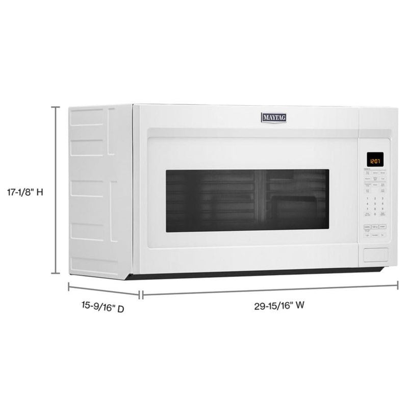 Maytag 30-inch, 1.9 cu.ft. Over-the-Range Microwave Oven with Stainless Steel Interior YMMV4207JW IMAGE 7