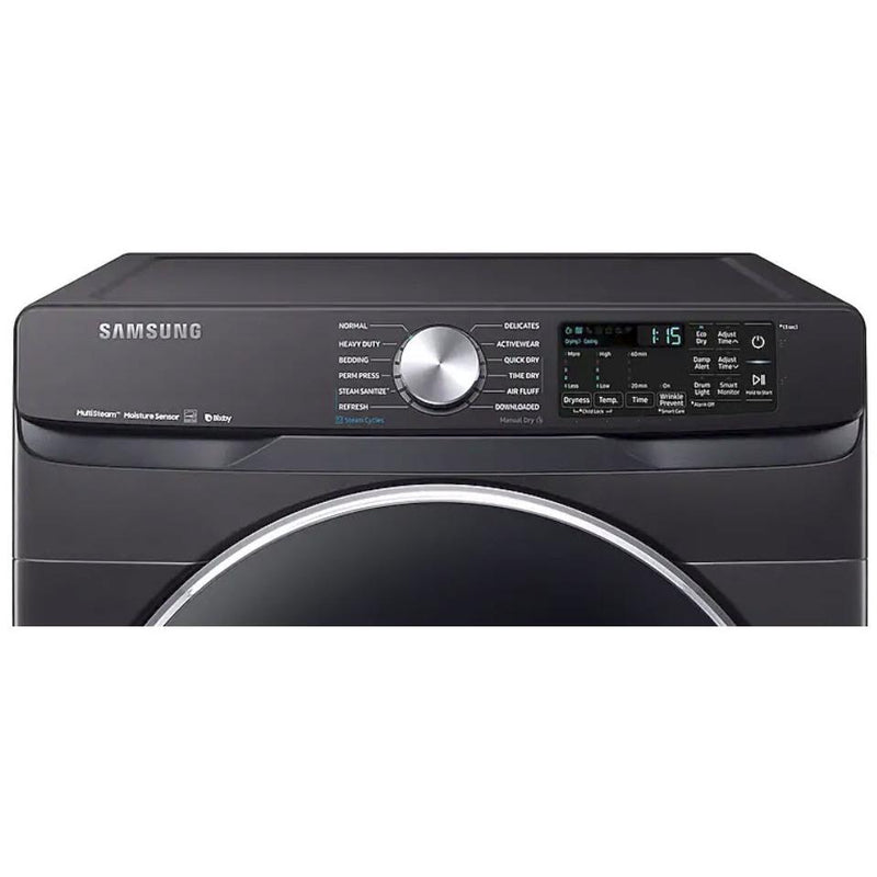 Samsung 7.5 cu.ft. Electric Dryer with Steam Sanitize+ DVE45R6300V/AC IMAGE 2