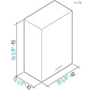 Falmec 24-inch Wall Mount Range Hood FFALT24W5FS IMAGE 3