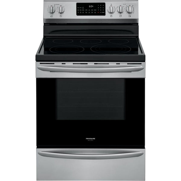 Frigidaire Gallery 30-inch Freestanding Electric Range with Air Fry Technology GCRE306CAF IMAGE 1