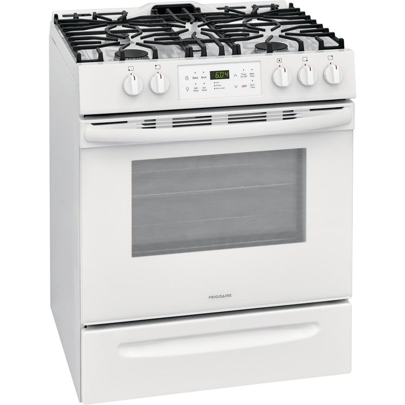 Frigidaire 30-inch Freestanding Gas Range with Ready-Select® Controls FFGH3054UW IMAGE 2