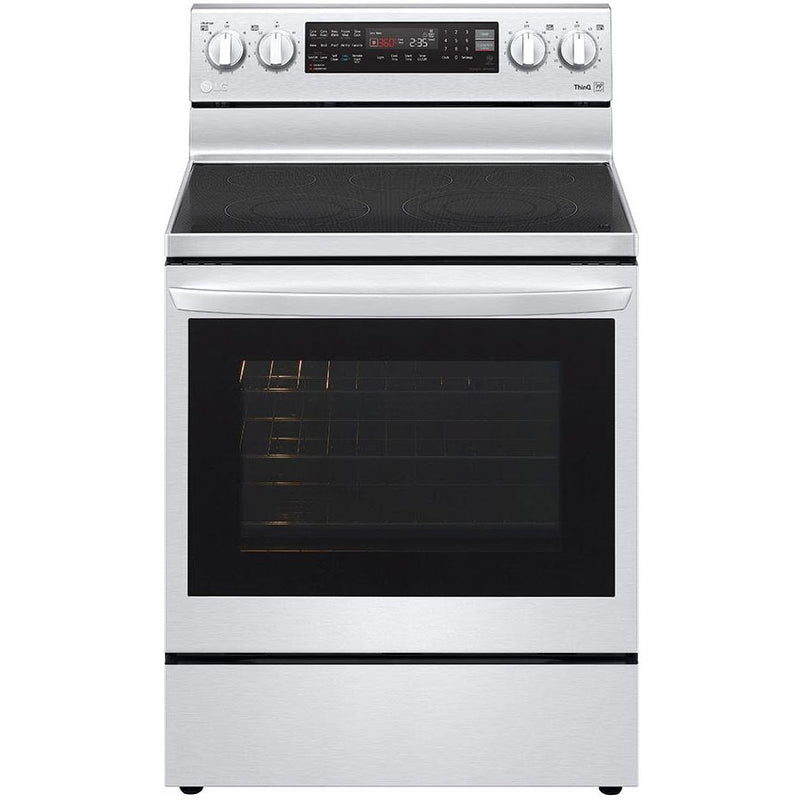LG 30-inch, 6.3 cu.ft. Freestanding Electric Range with Wi-Fi Connectivity LREL6325F IMAGE 4