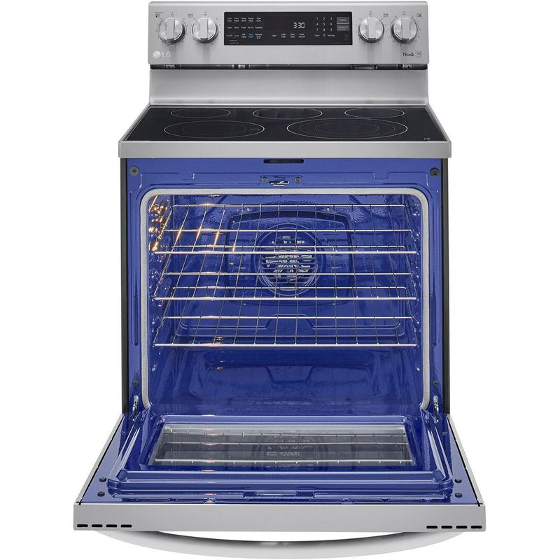 LG 30-inch, 6.3 cu.ft. Freestanding Electric Range with Wi-Fi Connectivity LREL6325F IMAGE 6