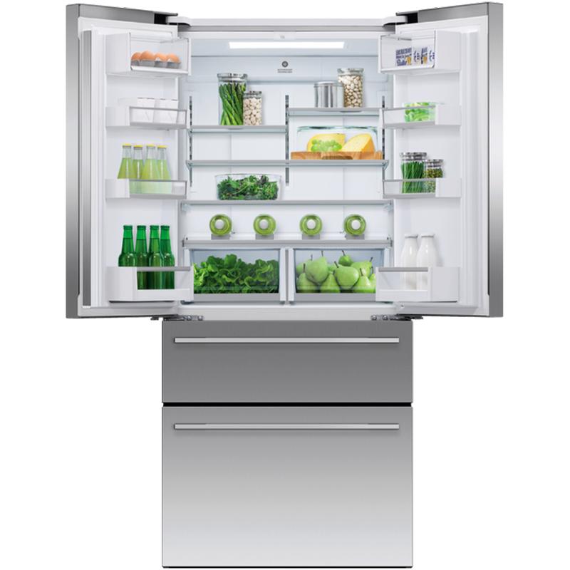 Fisher & Paykel 32-inch, 16.9 cu.ft. Freestanding French 4-Door Refrigerator with ActiveSmart™ Technology RF172GDUX1 IMAGE 3
