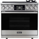 Dacor 36-inch Freestanding Dual Fuel Range with 7" LCD Control Panel DOP36M86DLS IMAGE 1