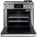 Dacor 36-inch Freestanding Dual Fuel Range with 7" LCD Control Panel DOP36M86DLS IMAGE 2