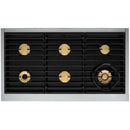 Dacor 48-inch Freestanding Dual Fuel Range with 7" LCD Control Panel DOP48M86DLS IMAGE 4