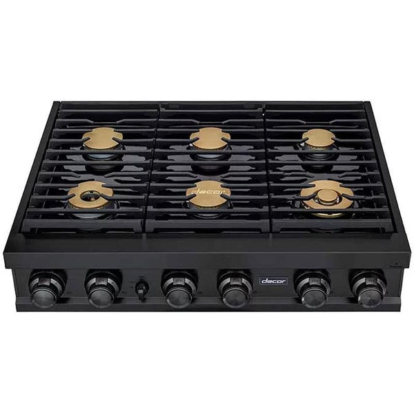 Dacor 36-inch Built-in Gas Rangetop with Perma-Flame™ DTT36M876LM IMAGE 1