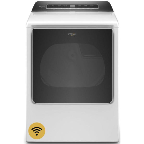 Whirlpool 8.8 cu.ft. Electric Dryer with Wrinkle Shield™ Plus option with Steam WED8120HW IMAGE 1