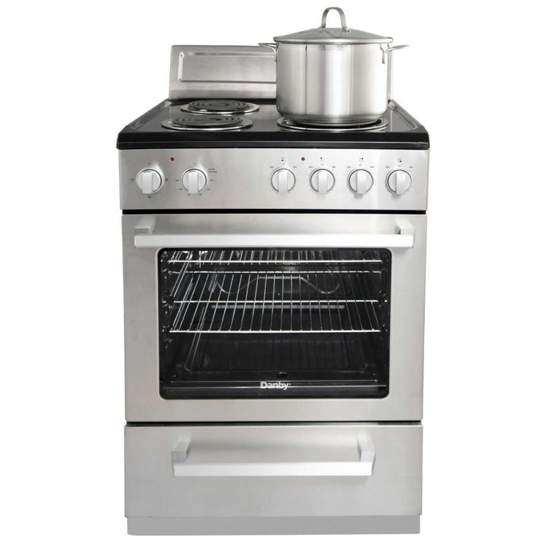 Danby 24-inch Freestanding Electric Range with Even Baking DERM240BSSC IMAGE 3