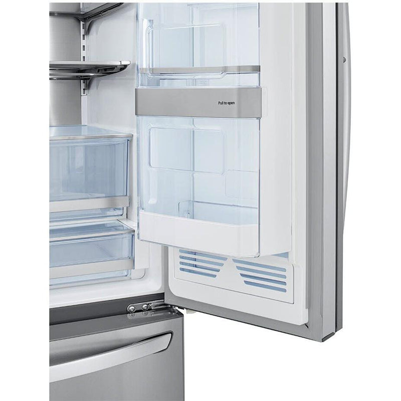 LG 36-inch, 30 cu.ft. Freestanding French 3-Door Refrigerator with Craft Ice™ LRFDS3016S IMAGE 10