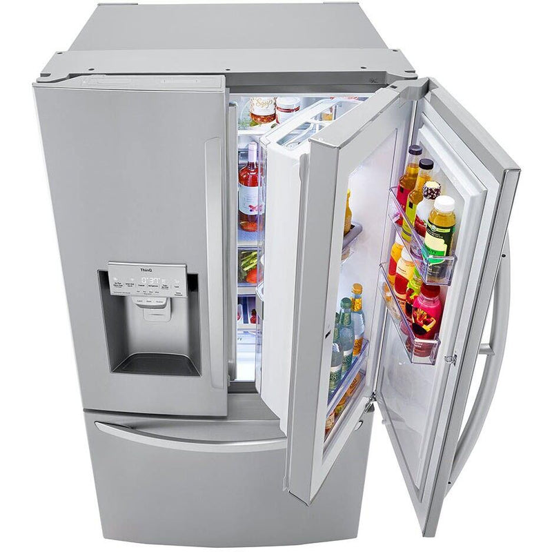 LG 36-inch, 30 cu.ft. Freestanding French 3-Door Refrigerator with Craft Ice™ LRFDS3016S IMAGE 13