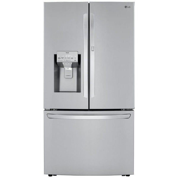 LG 36-inch, 30 cu.ft. Freestanding French 3-Door Refrigerator with Craft Ice™ LRFDS3016S IMAGE 1
