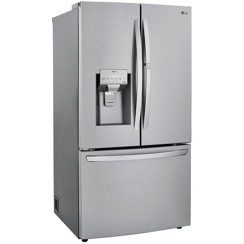 LG 36-inch, 30 cu.ft. Freestanding French 3-Door Refrigerator with Craft Ice™ LRFDS3016S IMAGE 2
