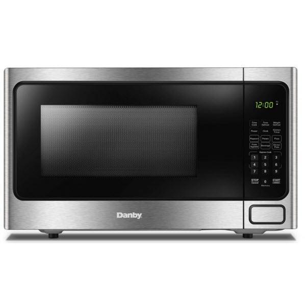 Danby 20-inch, 1.1 cu.ft. Countertop Microwave Oven with 6 Auto Cook Options DDMW1125BBS IMAGE 1