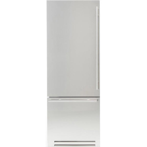 Fhiaba 30-inch, 14.5 cu.ft. Built-in Bottom Freezer Refrigerator with Interior Ice Maker FK30BI-LS IMAGE 1