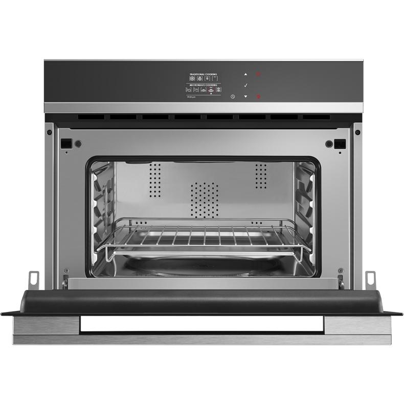 Fisher & Paykel 24-inch, 1.3 cu.ft. Built-in Single Speed Wall Oven with True Convection Technology OM24NDB1 IMAGE 2