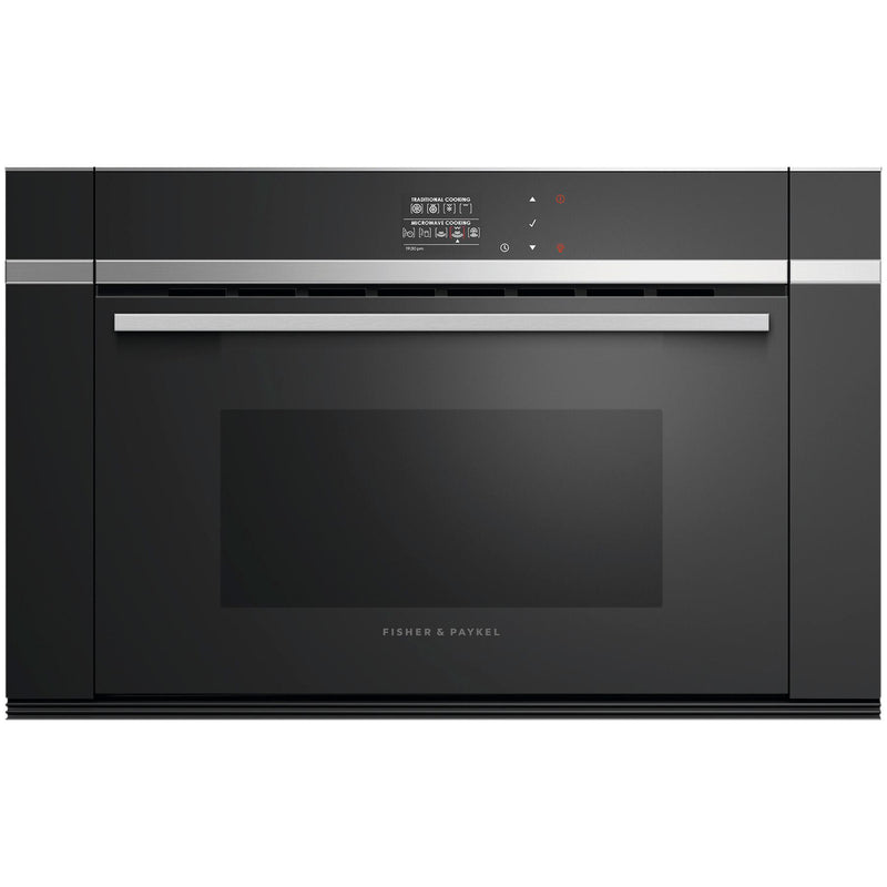 Fisher & Paykel 24-inch, 1.3 cu.ft. Built-in Single Speed Wall Oven with True Convection Technology OM24NDB1 IMAGE 3